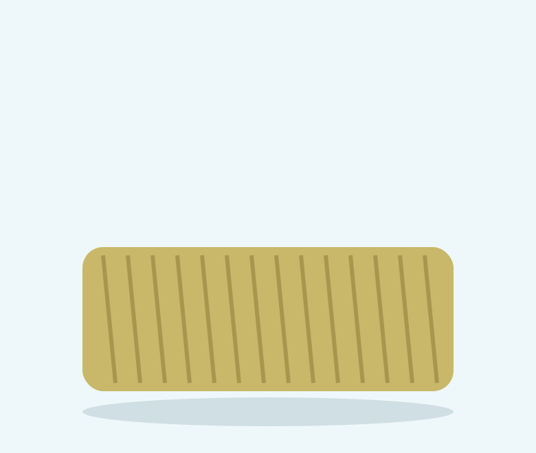 Illustration of a woven timothy hay mat