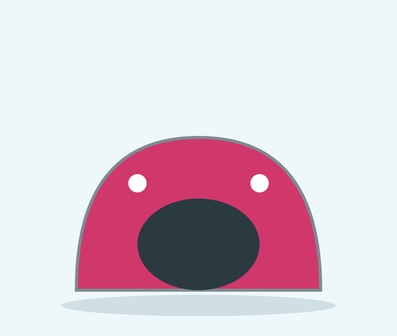 Illustration of a pink fleece house bed